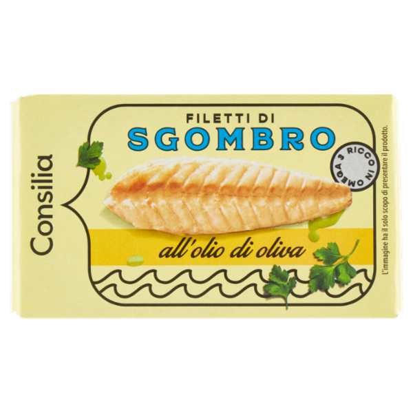 Consilia Filetti di Sgombro all'Olio di Oliva 125 g