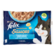 FELIX Sensations Sauces Selezioni con Pesci in salsa (Salmone & Sardine) 4 x 85 g