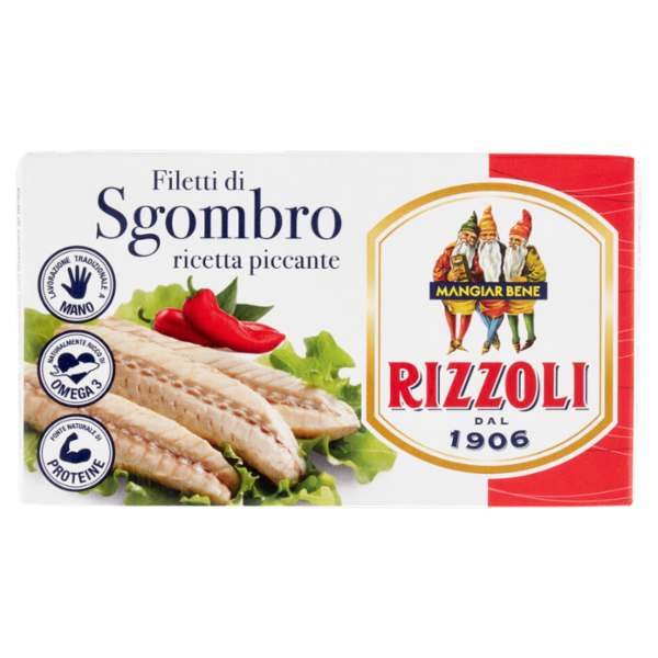 Rizzoli Filetti di Sgombro ricetta piccante 90 g