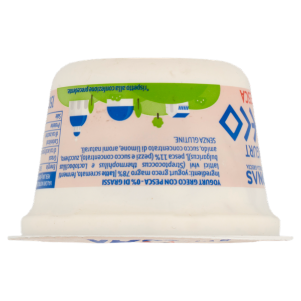 Kionas Yogurt Greco Pesca 0% di grassi 150 g
