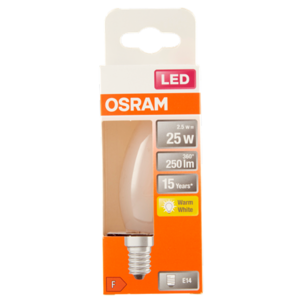 Osram Led Classic B 25 Warm White 2.5 W E14