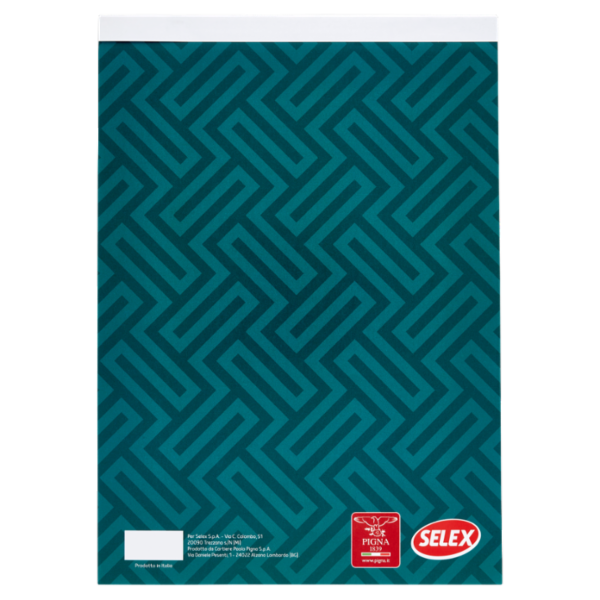 Selex Blocco Formato A4 70 Fogli 60 g Quadretti 5 mm
