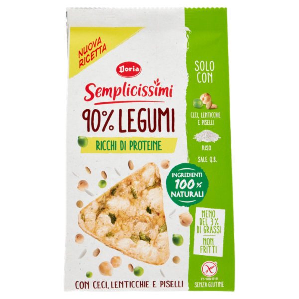 Doria Semplicissimi Legumi e Riso con Ceci, Lenticchie e Piselli 60 g