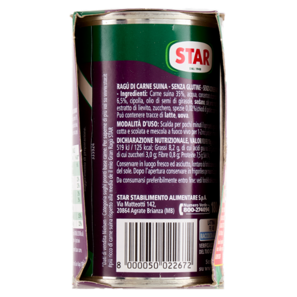 Star il mio Gran Ragù Carne Extra Gusto 2 x 180 g