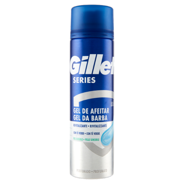 Gillette Series Gel da Barba Rivitalizzante, 200ml