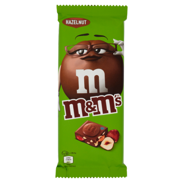M&M's Tavoletta Hazelnut al Cioccolato con Nocciole 165 g