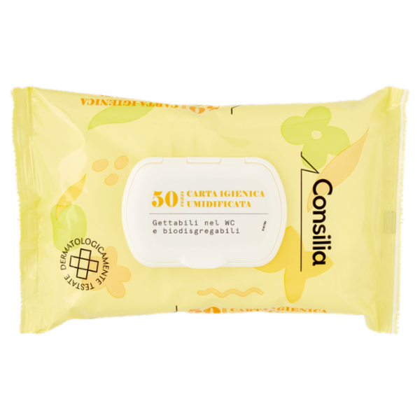 Consilia Carta Igienica Umidificata 50 pezzi