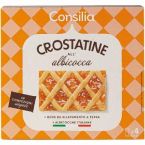 Consilia Crostatine Albicocca 4 Pezzi 200g