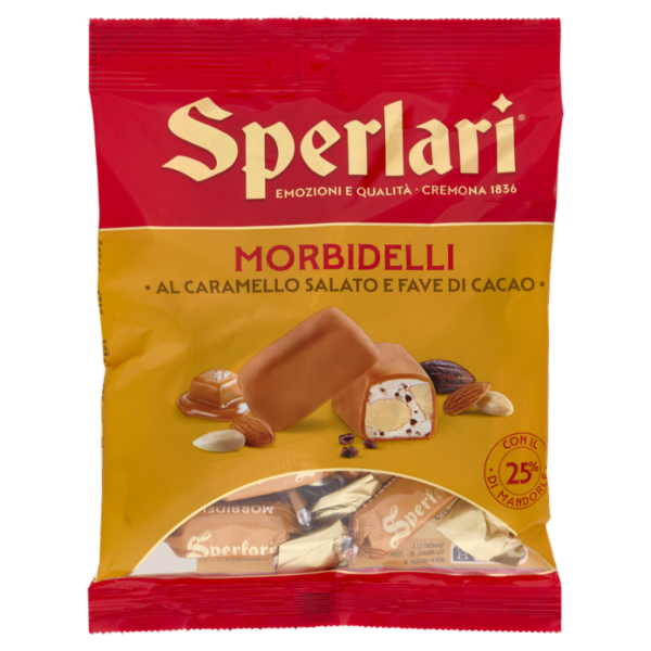 Sperlari Morbidelli al Caramello Salato e Fave di Cacao 117 g