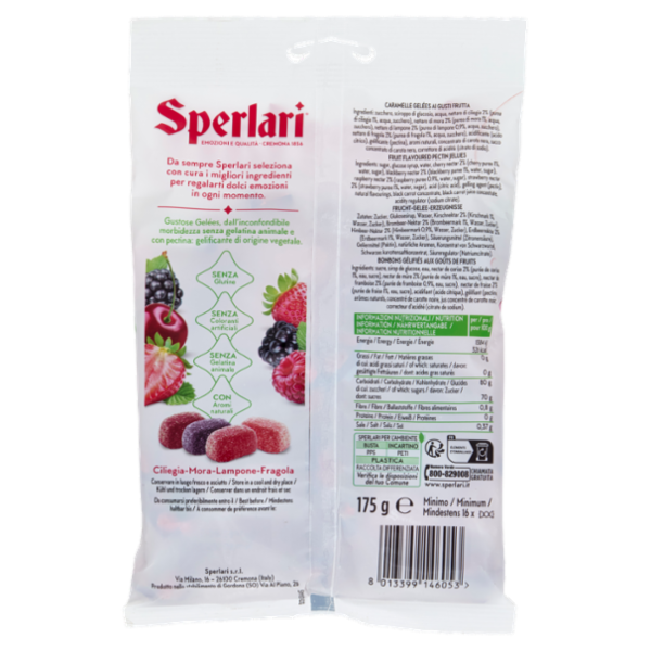 Sperlari Gran Gelées Frutti Rossi 175 g
