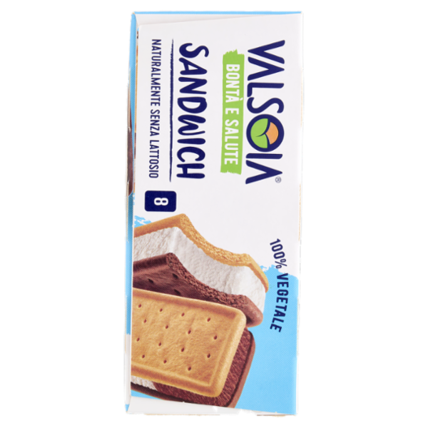 Valsoia Bontà e Salute Sandwich Bianco e Cacao 8 x 40 g