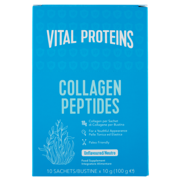 VITAL PROTEINS Collagen Peptides Integratore alimentare in polvere a base collagene bustine 10x10g