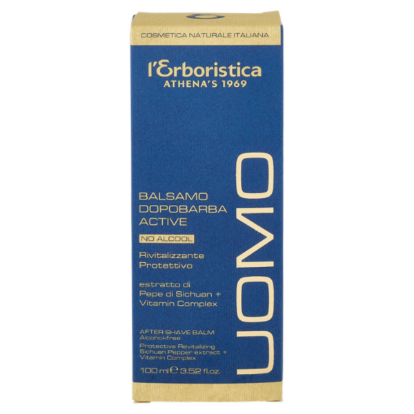 l'Erboristica Uomo Balsamo Dopobarba Active No Alcool Rivitalizzante Protettivo 100 ml