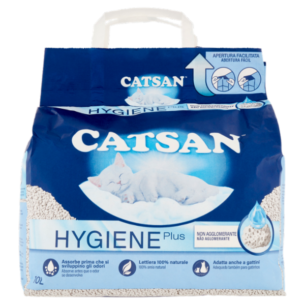 Catsan Lettiera Gatto Hygiene Plus 10 L