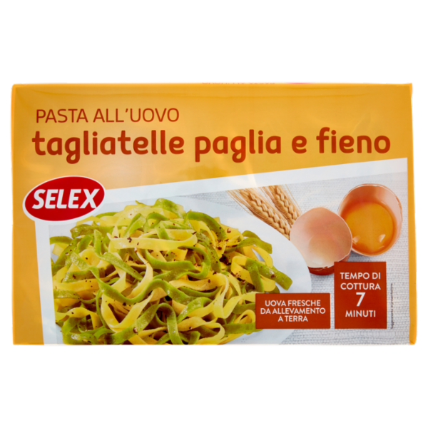 Selex Pasta all'Uovo Tagliatelle Paglia e Fieno 250 g