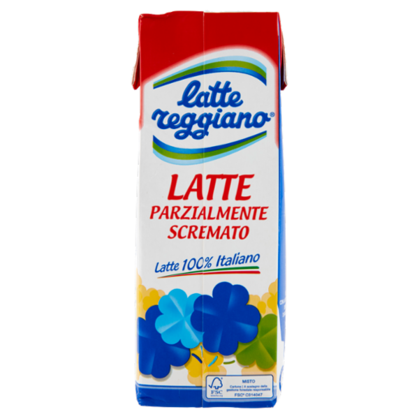 latte reggiano Latte Parzialmente Scremato 1000 ml