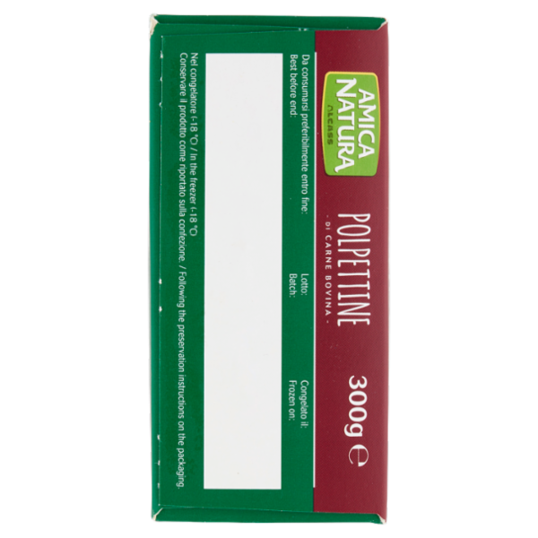 Amica Natura Bovino Polpettine di Carne Bovina 300 g