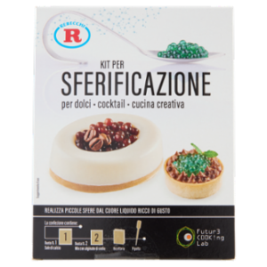 Rebecchi Kit Per Sferificazione Per Dolci - Cocktail - Cucina Creativa 90 g