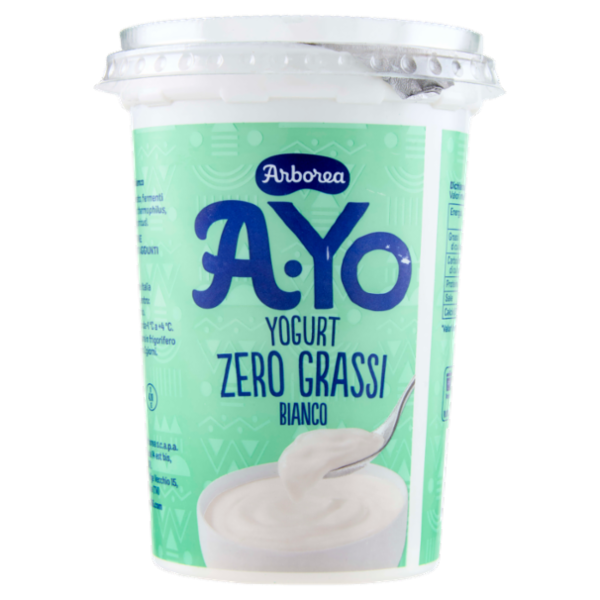 Arborea A-Yo Yogurt Zero Grassi Bianco 500 g
