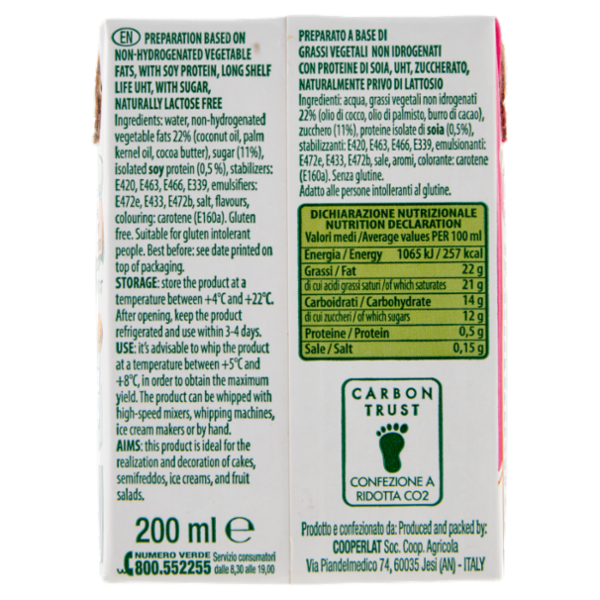 Hoplà idee di Soia da Montare 200 ml