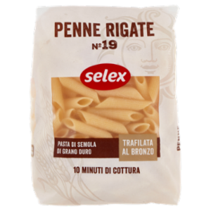 Selex Pasta Di Semola Trafilata Al Bronzo Penne Rigate 500 g