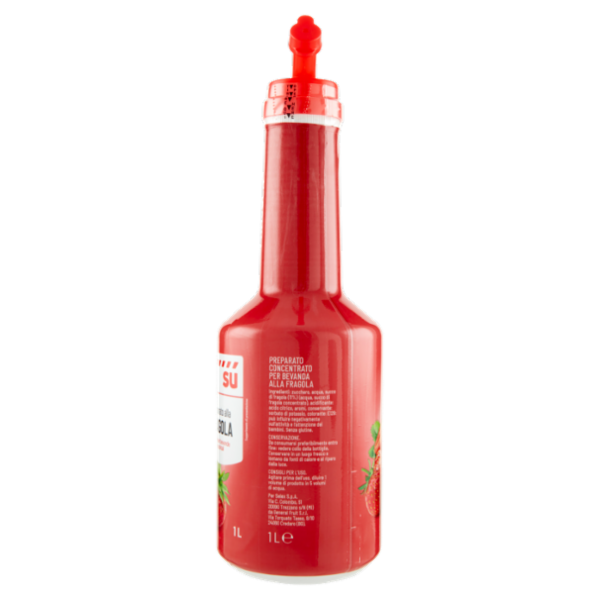 Sù Preparato per Bevande e Cocktail alla Fragola 1 L