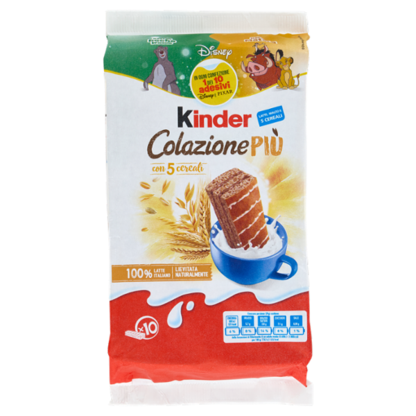 Kinder Colazione Più con 5 cereali 10 x 29 g