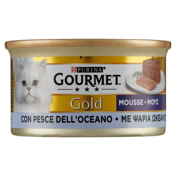 PURINA GOURMET Gold Mousse con Pesce dell'Oceano 85 g