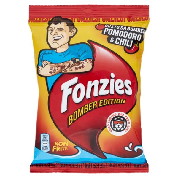 Fonzies Bomber Edition Croccantini di Mais Gusto Pomodoro e Chili - 100g
