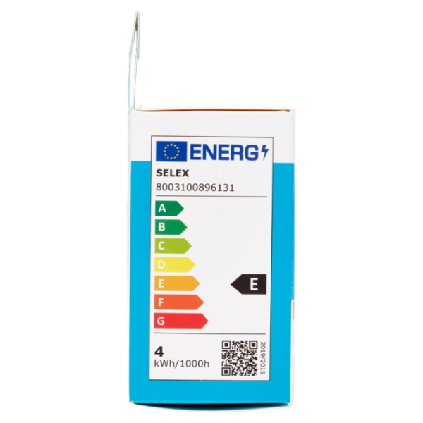 Selex Lampadina Led Minisfera E27 4W Luce Calda