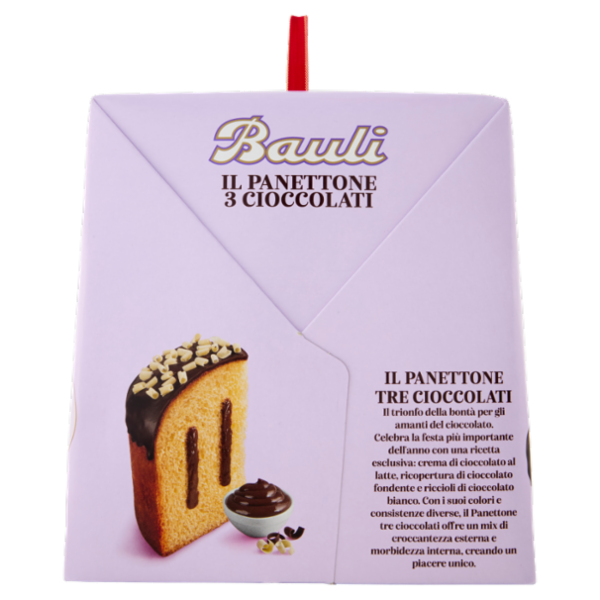 Bauli il Panettone 3 Cioccolati 750 g