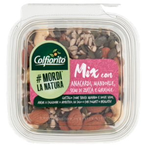 Colfiorito #Mordi La Natura Mix Con Anacardi, Mandorle, Semi Di Zucca e Girasole 180 g