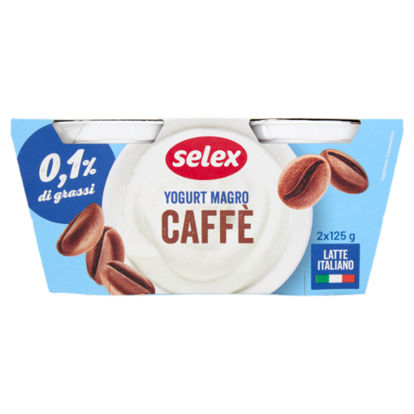 Selex Yogurt Magro 0,1% Caffè 2x125 g