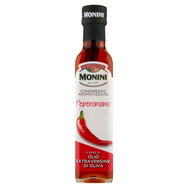 Monini Condimento Aromatizzato Peperoncino a Base di Olio Extravergine di Oliva 250 ml