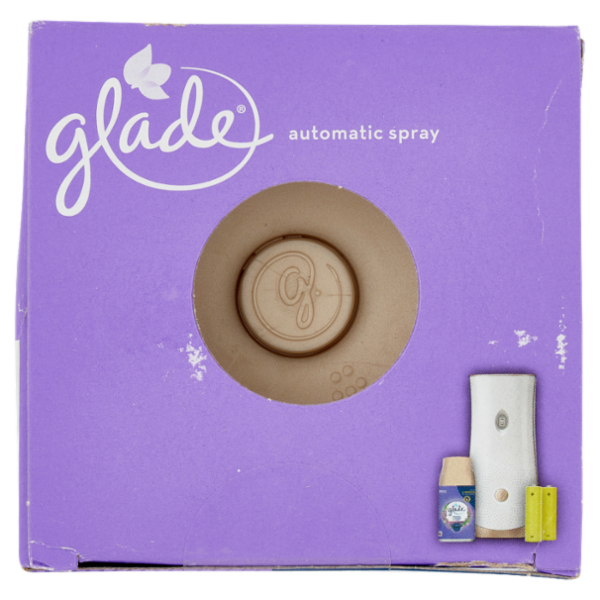 Glade Automatic Spray Base con Ricarica, Profumatore per ambienti, Fragranza Calm Lavender 269 ml