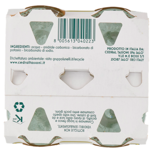 Tassoni Soda la Classica 4 x 180 ml