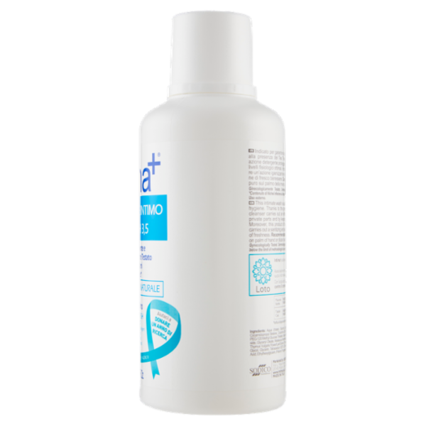 intima⁺ Detergente Intimo Attivo pH 3,5 con Antibatterico Naturale 500 ml
