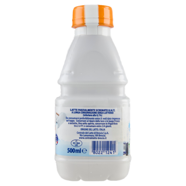 Brescia Latte di Centrale Alta Digeribilità Parzialmente Scremato Senza Lattosio 500 ml