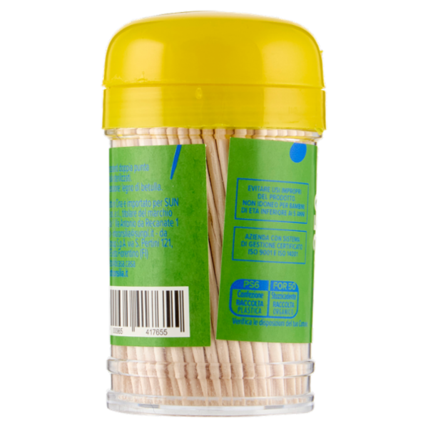 Consilia Stuzzicadenti Doppia Punta in Betulla Sterilizzati 250 pezzi