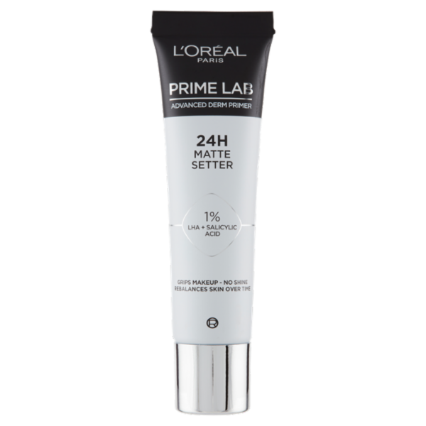 L'Oréal Paris Matte Setter Prime Lab, Primer Fissante 24H, Pelle opacizzata, 30ml