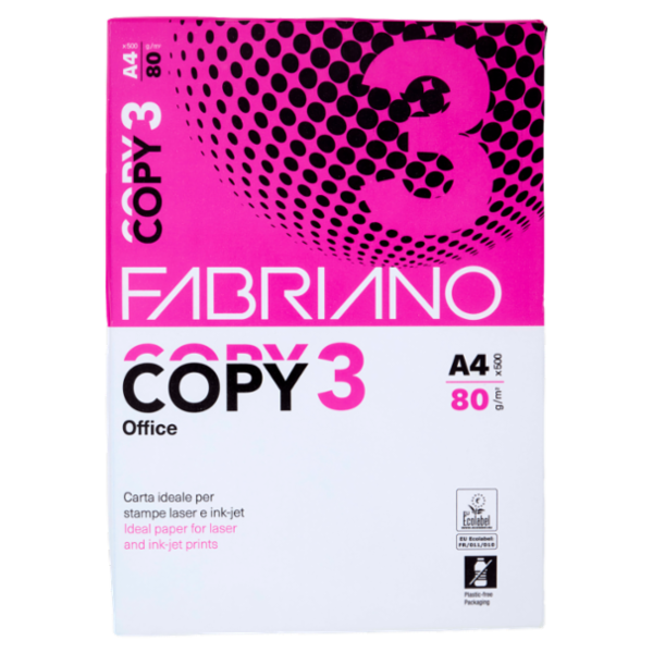 Fabriano Copy 3 Office A4 80 g/m² 500 Fogli