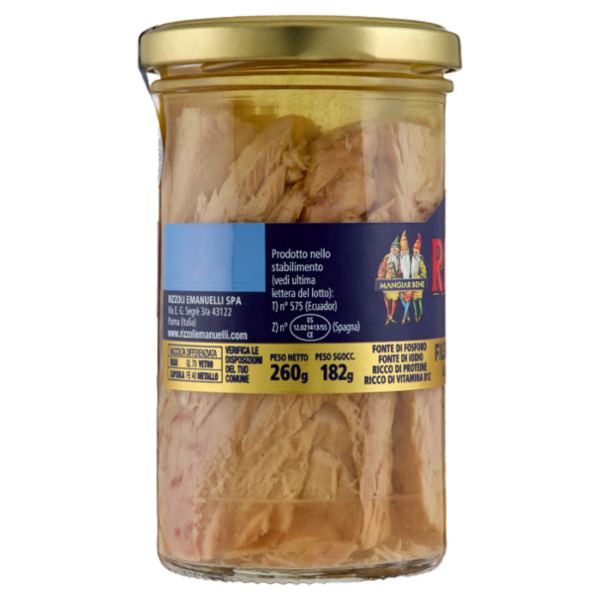 Rizzoli Filetti di Tonno all'Olio di Oliva 260 g
