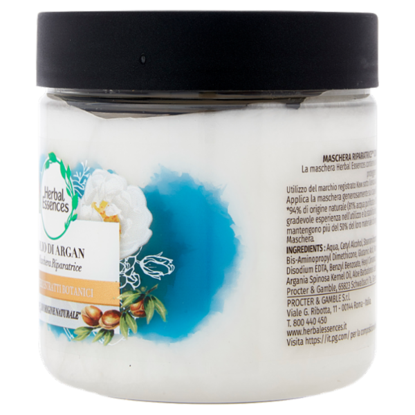 Herbal Essences Maschera Capelli Riparatrice con Olio di Argan 250 ml
