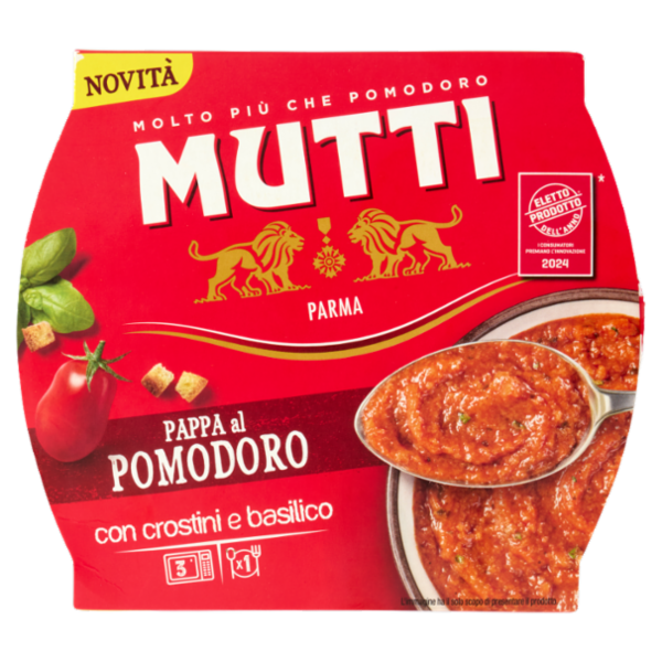 Mutti Pappa al Pomodoro con crostini e basilico 310 g