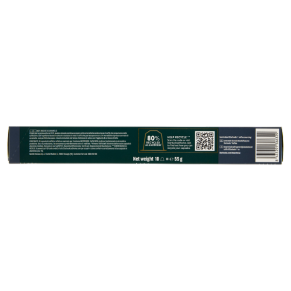 STARBUCKS Espresso Roast by Nespresso Caffè 10 Capsule 55g