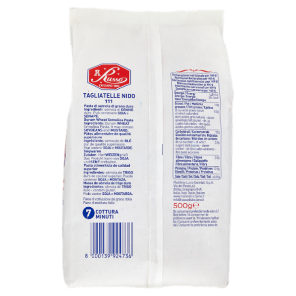 Russo Tagliatelle Nido 111 500 g