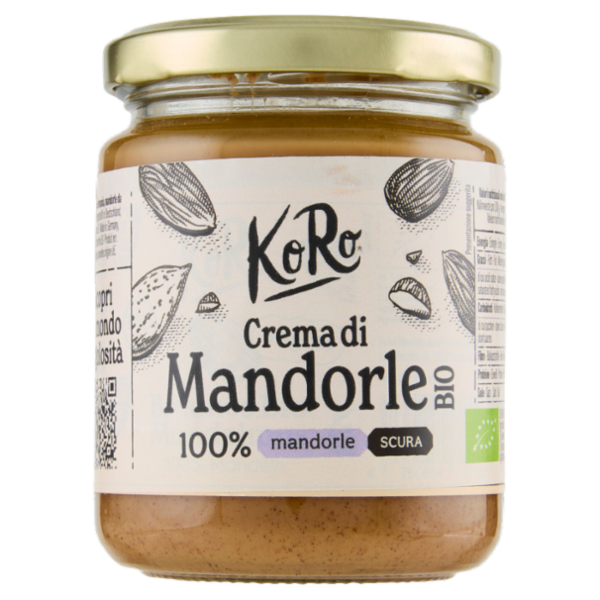 KoRo Crema di Mandorle Scura Bio 250 g