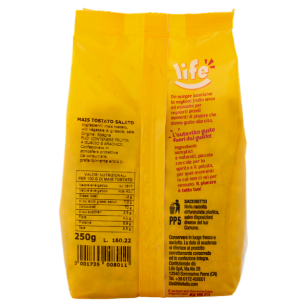 life Mais Tostato Salato 250 g