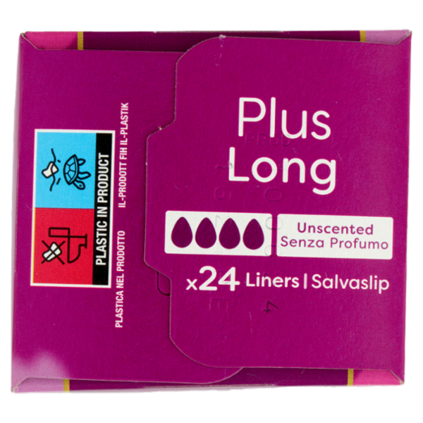 Carefree Plus Long Senza Profumo Salvaslip 24 pz