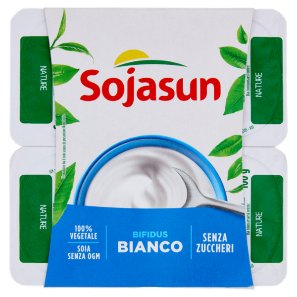Sojasun Bifidus Bianco 4 x 100 g